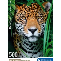 Clementoni Football|Vintage|Jaguar In The Jungle - 500 pièces