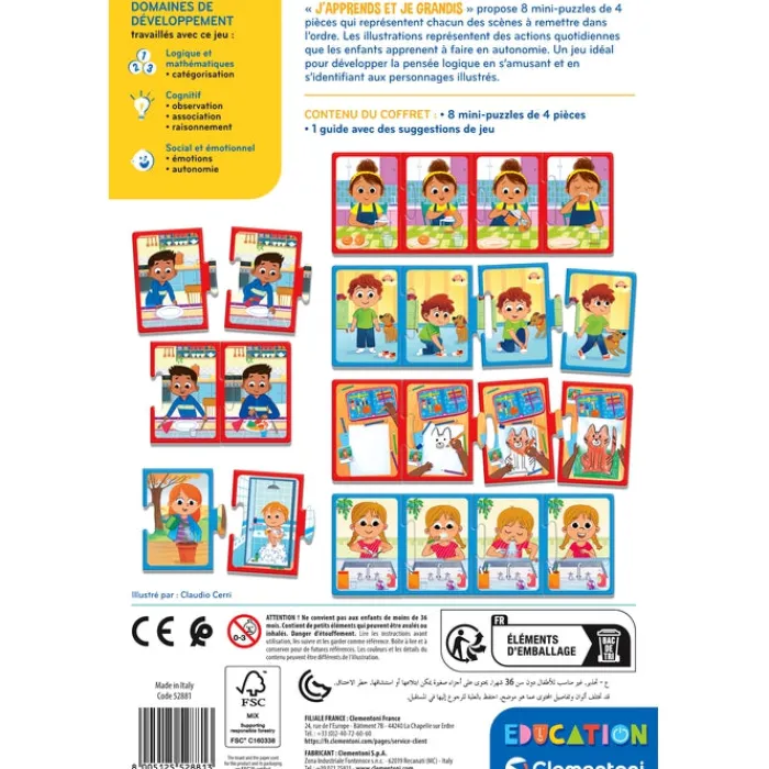 Clementoni L'Alphabet Et Les Mots|J'apprends et je grandis