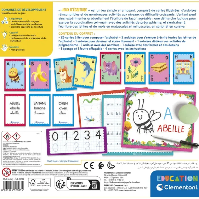 Clementoni Apprendre À Écrire|Jeux d'écriture