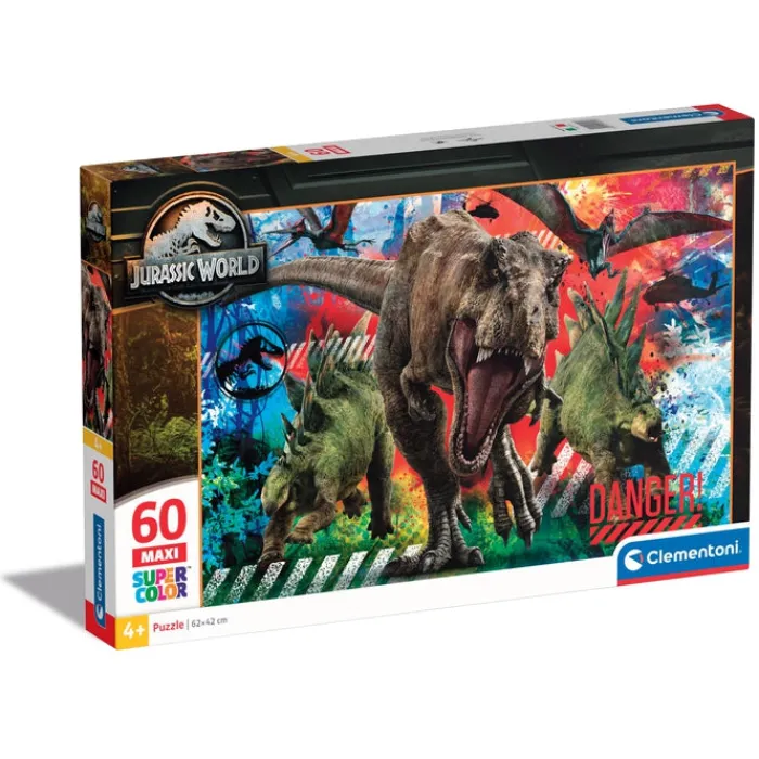 Clementoni Cartes|Autres Personnages|Jurassic World - 60 pièces