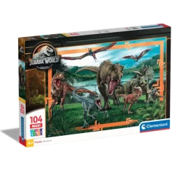 Clementoni Cartes|Autres Personnages|Jurassic World - 104 pièces