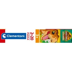 Clementoni Cartes|Animaux|Jurassic World - 2x20 pièces