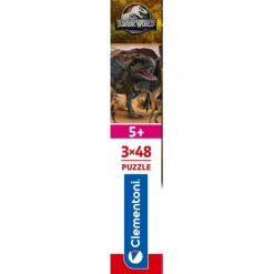Clementoni Cartes|Animaux|Jurassic World - 3x48 pièces