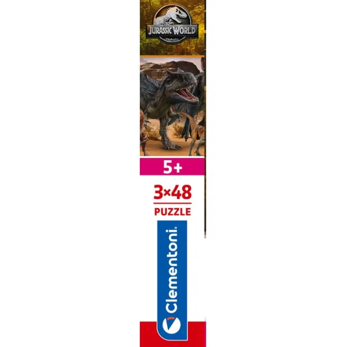 Clementoni Cartes|Animaux|Jurassic World - 3x48 pièces