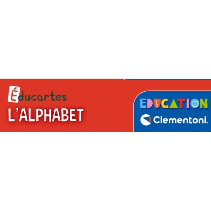 Clementoni L'Alphabet Et Les Mots|L'alphabet - Éducartes