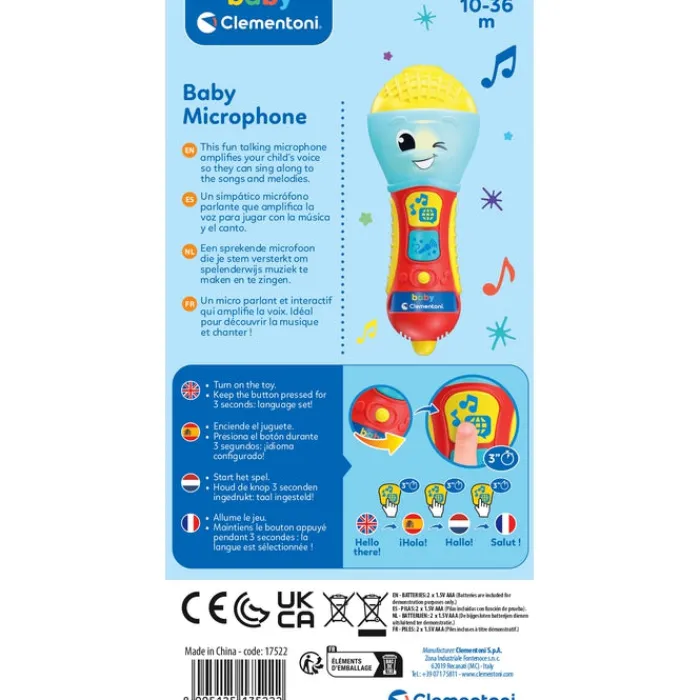 Clementoni Centres D'Activités|Le micro de Bébé