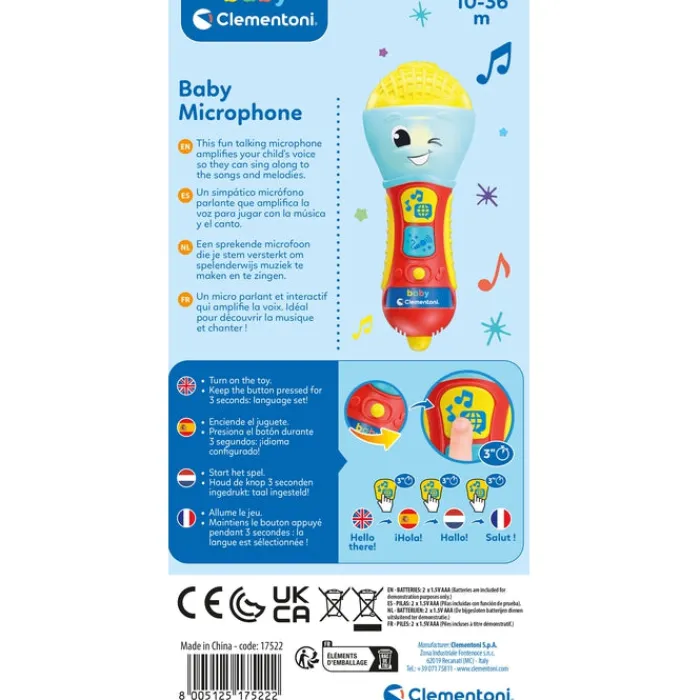Clementoni Centres D'Activités|Le micro de Bébé