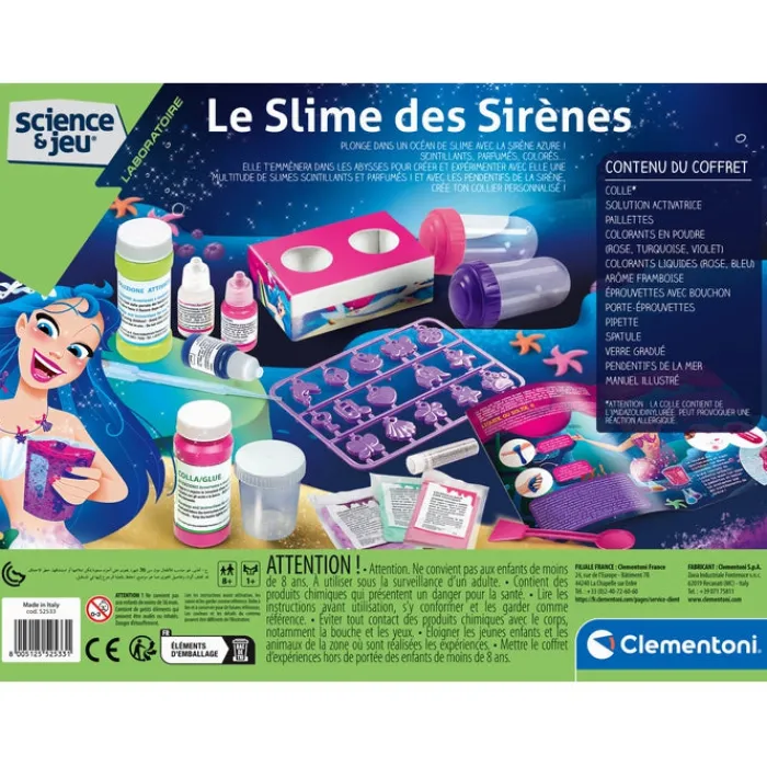 Clementoni Slime|Le slime des sirènes