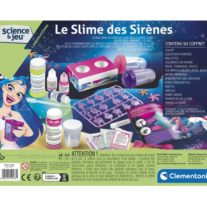 Clementoni Slime|Le slime des sirènes
