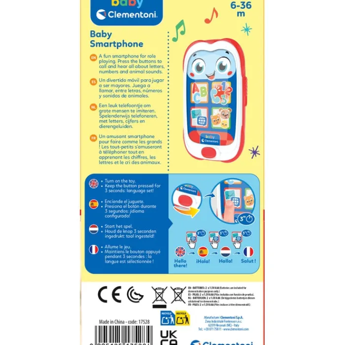 Clementoni Centres D'Activités|Le smartphone de Bébé
