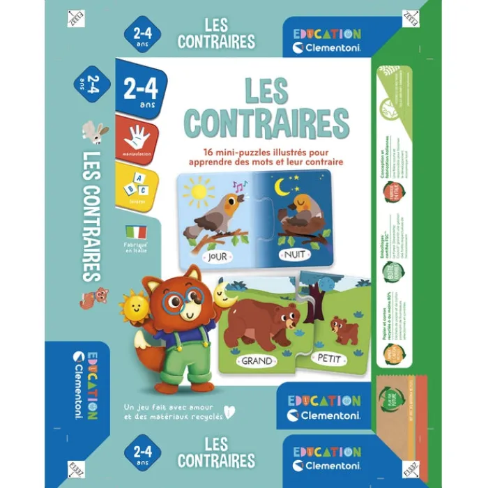 Clementoni Les Animaux|Les contraires
