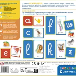 Clementoni Montessori|Les lettres tactiles - Montessori
