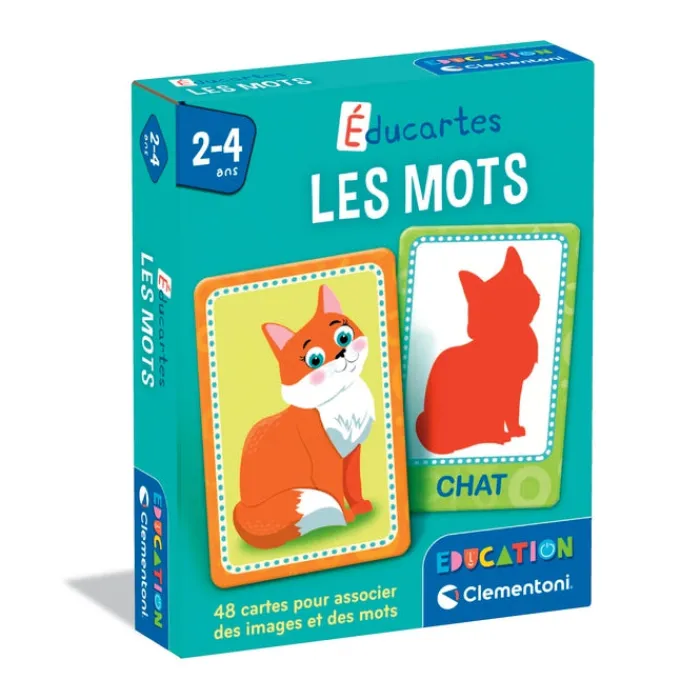 Clementoni Les Animaux|Les mots - Éducartes