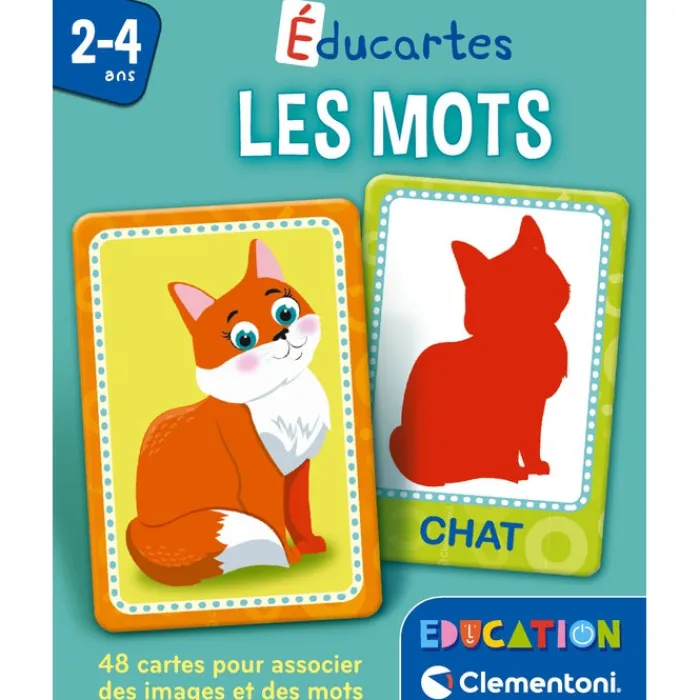 Clementoni Les Animaux|Les mots - Éducartes