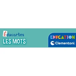 Clementoni Les Animaux|Les mots - Éducartes