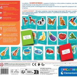 Clementoni Montessori|Les mots en images - Montessori