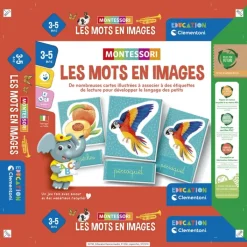 Clementoni Montessori|Les mots en images - Montessori