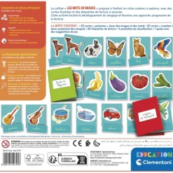 Clementoni Montessori|Les mots en images - Montessori