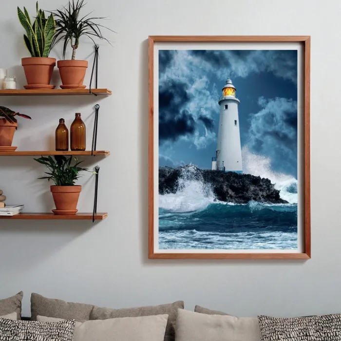 Clementoni Football|Vintage|Lightouse In The Storm - 1000 pièces