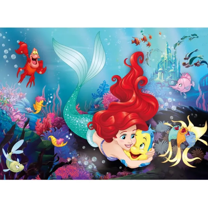 Clementoni Cartes|Princesses Disney|Little Mermaid - 24 pièces