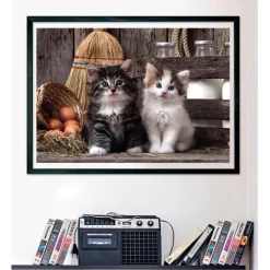 Clementoni Football|Vintage|Lovely Kittens - 1000 pièces