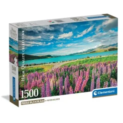Clementoni Paysages|Football|Lupins At Lake Tekapo - 1500 pièces