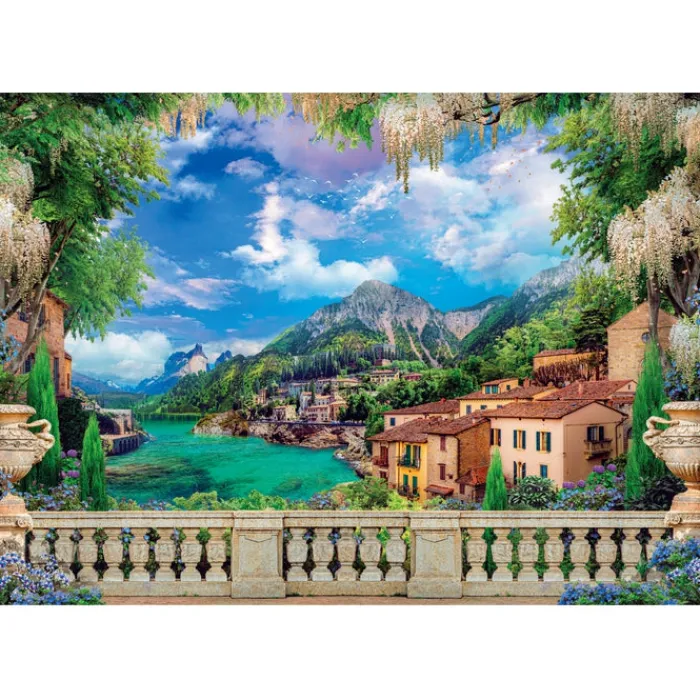 Clementoni Football|Vintage|Lush Terrace On Lake - 3000 pièces