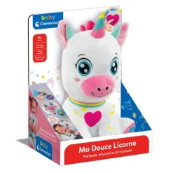Clementoni Peluches|Ma douce licorne
