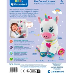 Clementoni Peluches|Ma douce licorne
