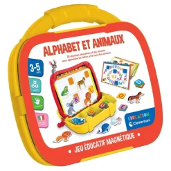 Clementoni L'Alphabet Et Les Mots|Mallette magnétique - Alphabet et animaux
