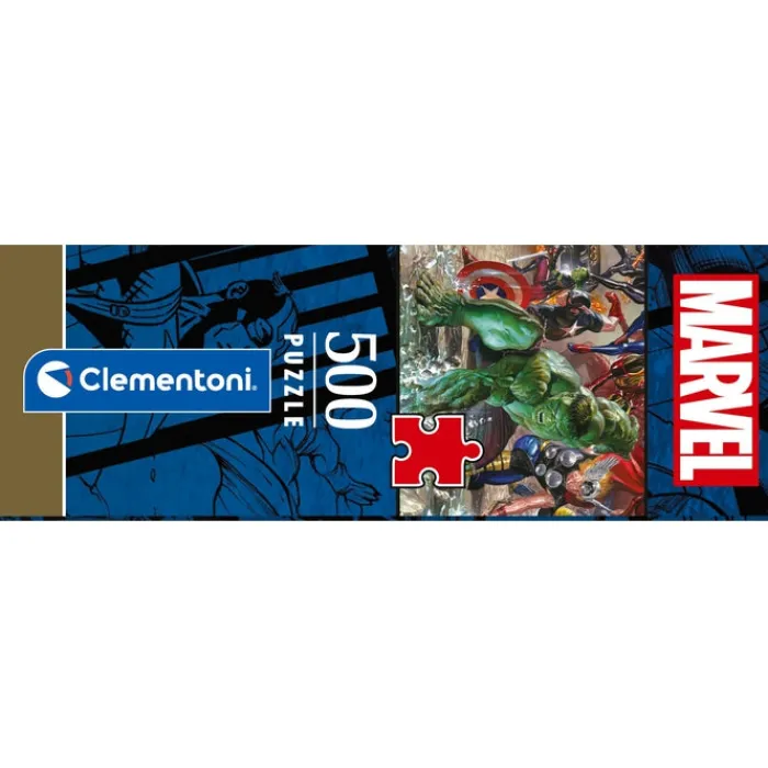Clementoni Football|Vintage|Marvel - 500 pièces