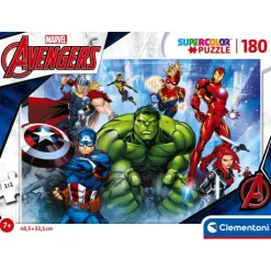 Clementoni Cartes|Marvel Avengers - 180 pièces
