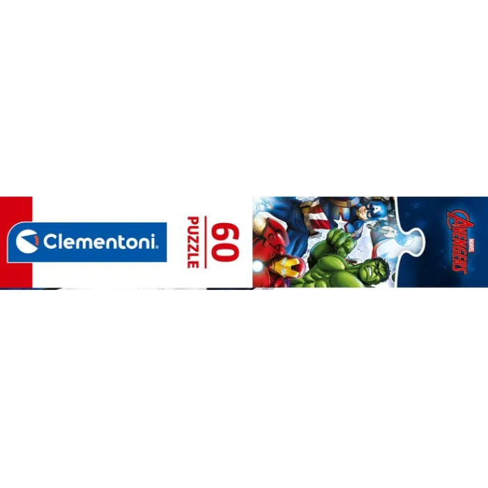 Clementoni Cartes|Marvel Avengers - 60 pièces