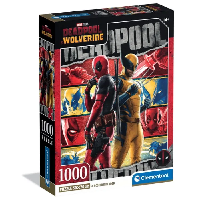 Clementoni Football|Vintage|Marvel Deadpool - 1000 pièces