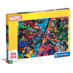 Clementoni Cartes|Marvel Heroes Vs Villains - 104 pièces