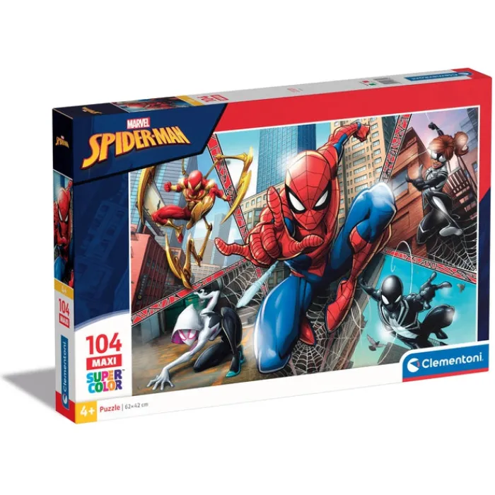 Clementoni Cartes|Marvel Spider-Man - 104 pièces