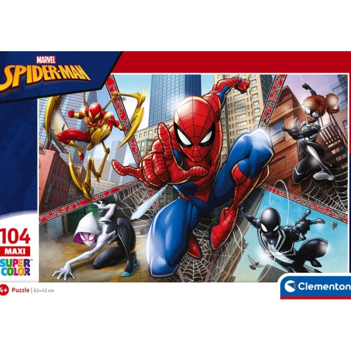 Clementoni Cartes|Marvel Spider-Man - 104 pièces
