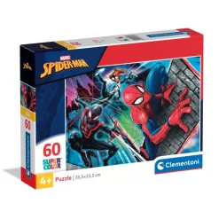 Clementoni Cartes|Marvel Spider-Man - 60 pièces