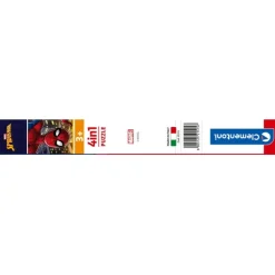 Clementoni Cartes|Marvel Spiderman - 1x12 + 1x16 + 1x20 + 1x24 pièces