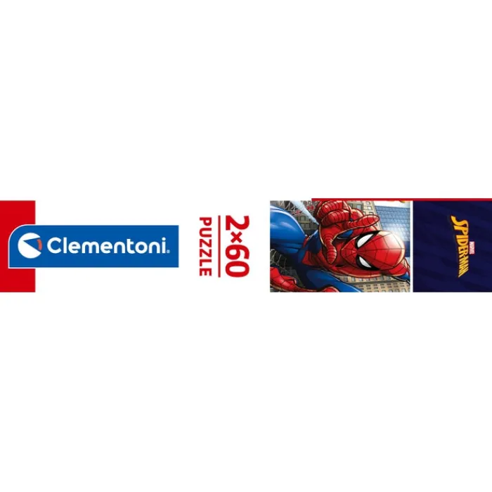 Clementoni Cartes|Marvel Spider-Man - 2x60 pièces