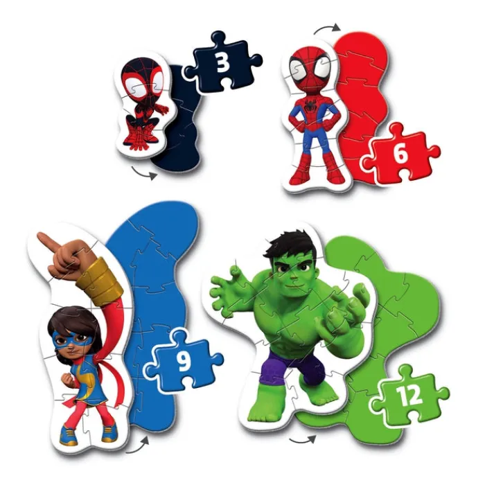 Clementoni Cartes|Marvel Spidey And His Amazing Friends