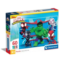 Clementoni Cartes|Marvel Spidey And His Amazing Friends - 60 pièces