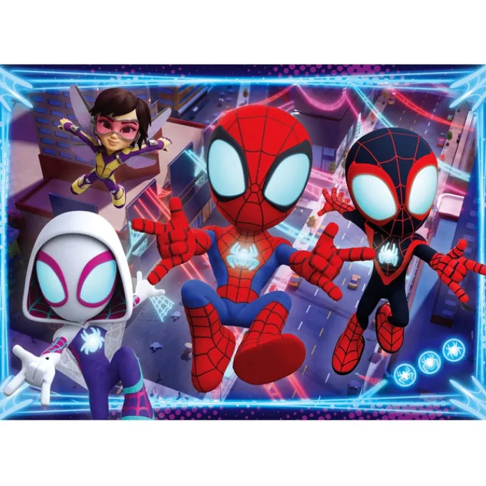 Clementoni Cartes|Marvel Spidey And His Amazing Friends - 24 pièces