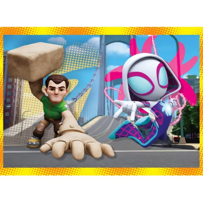 Clementoni Cartes|Marvel Spidey And His Amazing Friends - 1x12 + 1x16 + 1x20 + 1x24 pièces