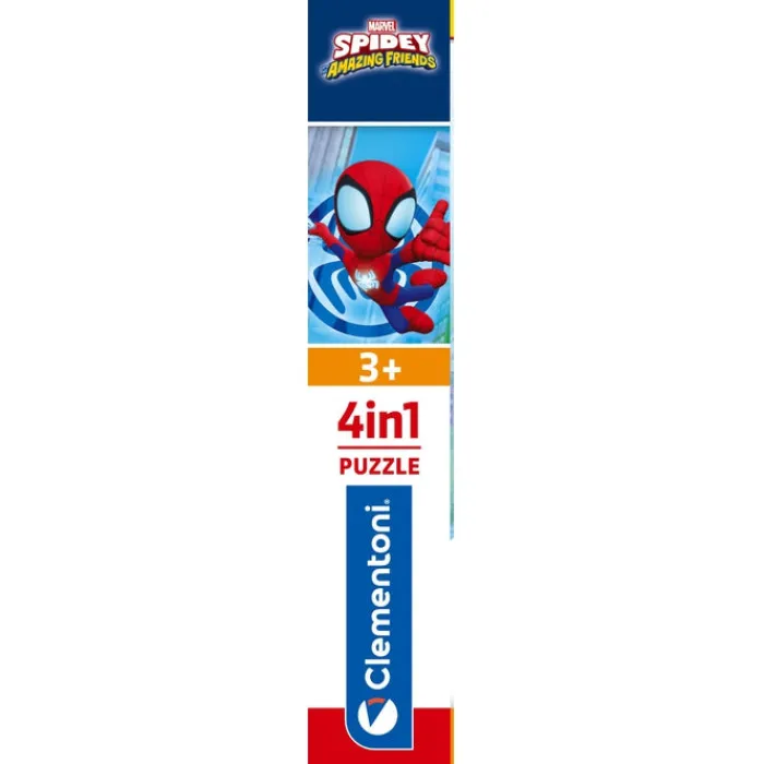 Clementoni Cartes|Marvel Spidey And His Amazing Friends - 1x12 + 1x16 + 1x20 + 1x24 pièces