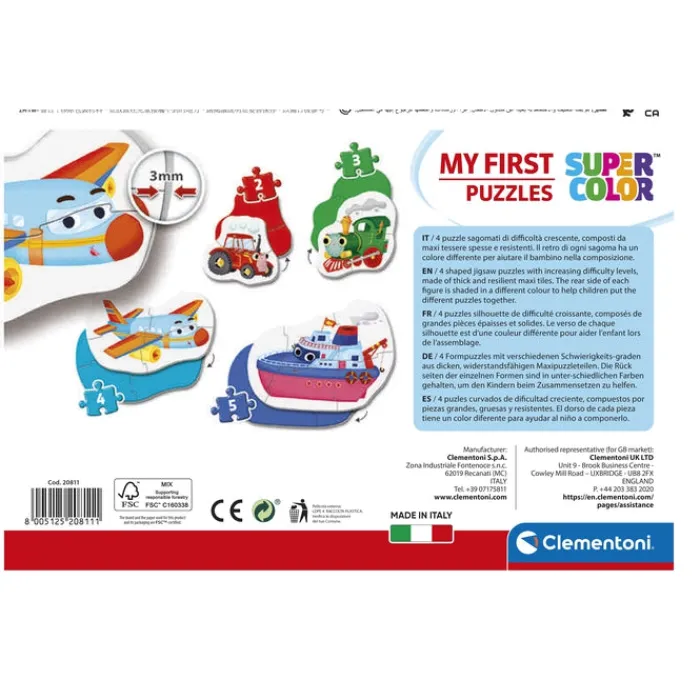 Clementoni Cartes|Illustrations|Means of transport