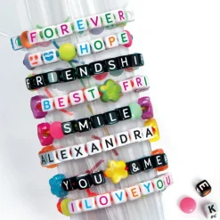 Clementoni Bijoux|Message bracelets mini - Pink