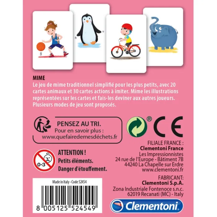 Clementoni Jeux Modernes|Mime