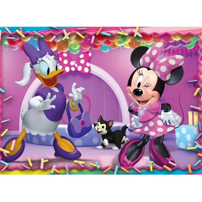 Clementoni Cartes|Personnages Disney|Minnie - 104 pièces