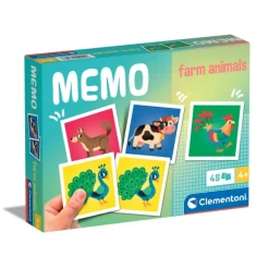 Clementoni Mémo|Mémo - Animaux de la ferme